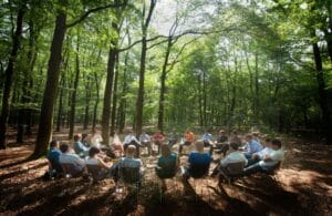 Vergaderen bij conferentieoord Landgoed Leudal